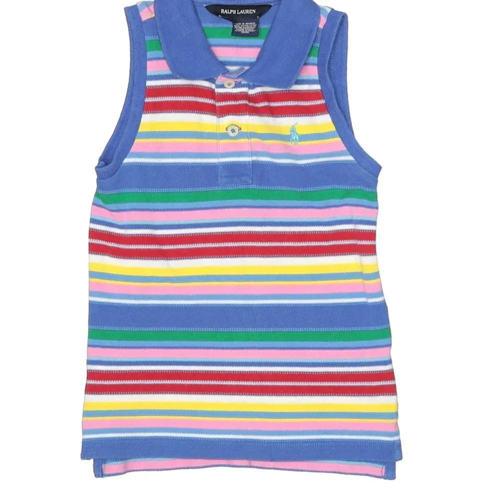 Ralph Lauren Striped Sleeveless Top- 100 % Cotton